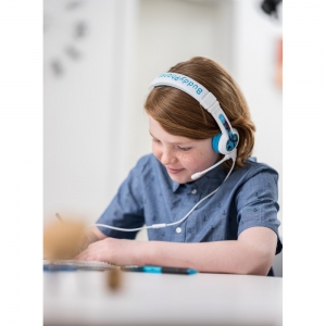 School+ Słuchawki Dla Dzieci 3+ 85db Z Mikrofonem Niebieskie