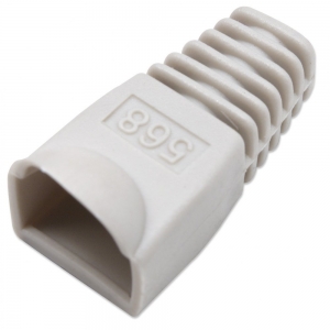 Osłonka Wtyku Rj45 6.2mm Szara 10 Sztuk