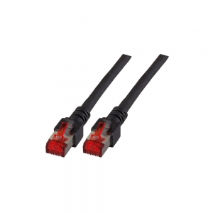 Patchcord Sftp 0,5m Cat.6 Lszh Czarny