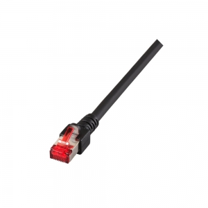 Patchcord Sftp 0,5m Cat.6 Lszh Czarny