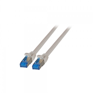 Patchcord Sftp 5m Cat6a Lszh Superflex Szary Na Kablu Cat7