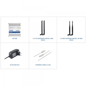 Teltonika Rut360 Router 4g Lte, Wifi, 1x Sim, 2x Lan/wan