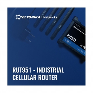 Teltonika Rut951 Router 4g Lte Wifi, 2x Sim, 4x Lan/wan
